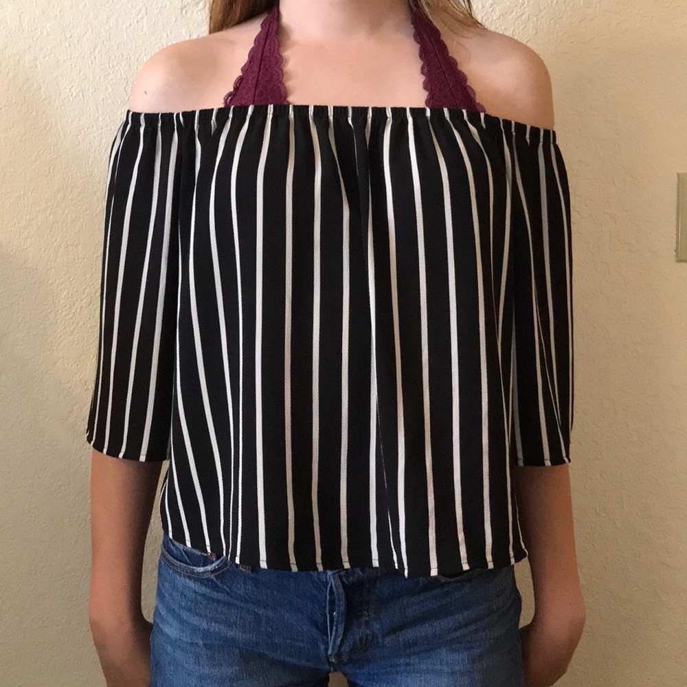 Off the shoulder shirt!